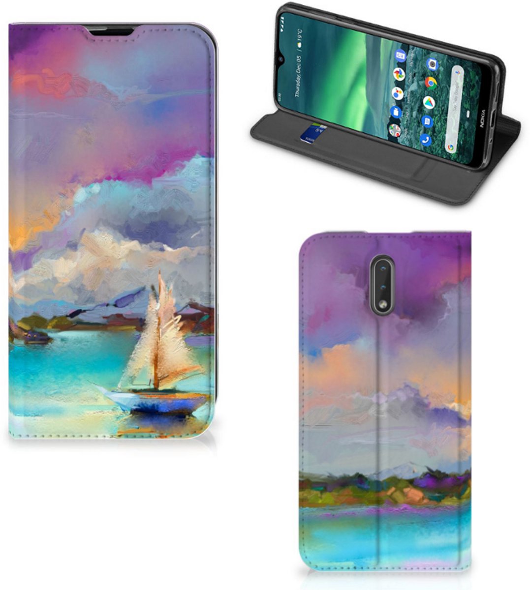 Book Case voor Bookcase Nokia 2.3 Boat