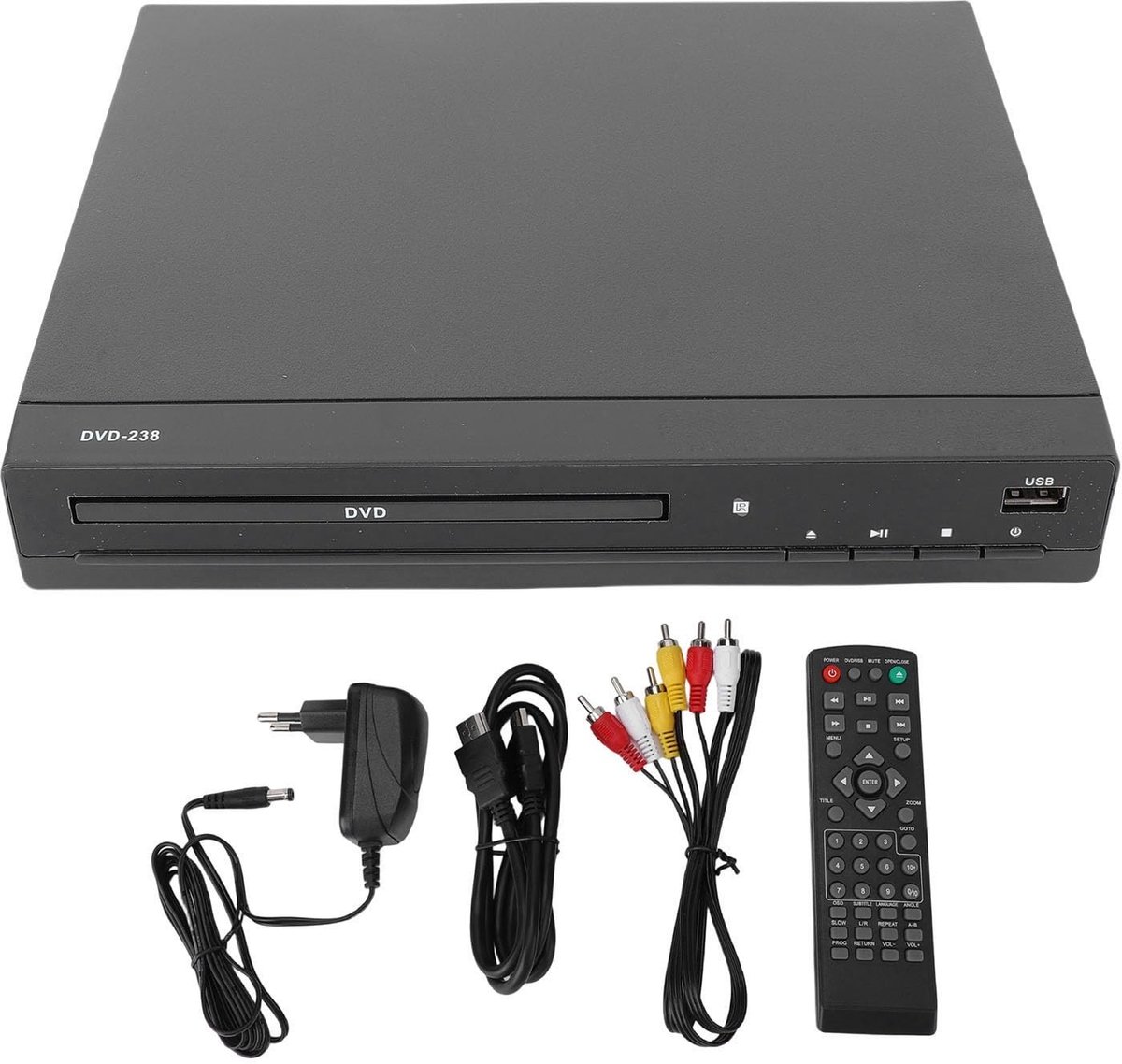 Allecto - DVD Player met 1080p Upscaling - Compact en Universeel voor TV en Projector