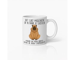 Grappige Capibara Mok 330 ml – “Het Lijkt Misschien Of Ik Naar Je Luister Maar Ik Denk Aan Capibara’s” Koffiemok – Schattig Dieren Humor Cadeau
