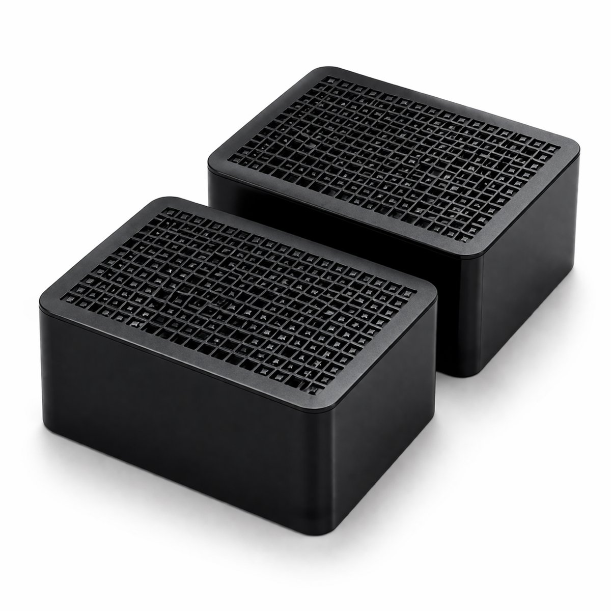 Nuvona Actief koolstoffilter geschikt voor Geberit DuoFresh - 2 STUKS - Geschikt voor DuoFix - WC Filter - Zoals Type 3 - Verwijderd nare geurtjes - Gemakkelijke montage