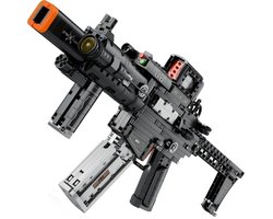 Reobrix 7 7025 MCX black rifle 6 bouwset | WW2 army ops pistool modelbouw | Creator classic battlefield guns bouwpakket | Technische Educatief militair & leger speelgoed voor volwassenen | Geschikt voor Lego | Bouwdoos met 1598 bouwstenen