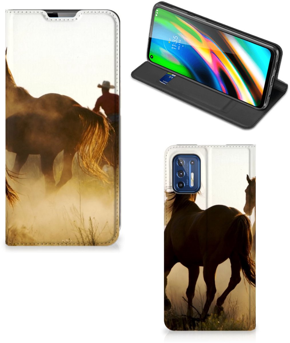 Motorola Moto G9 Plus Hoesje maken Design Cowboy