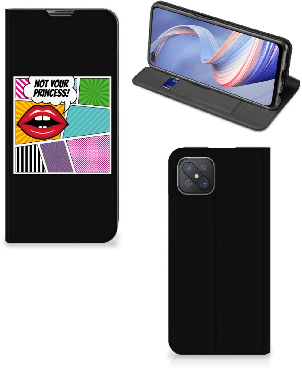 OPPO Reno4 Z 5G Hippe Standcase Popart Princess