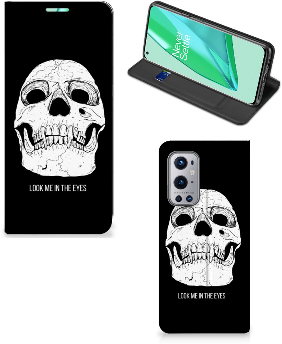 Book Case voor Mobiel BookCase OnePlus 9 Pro Skull Eyes
