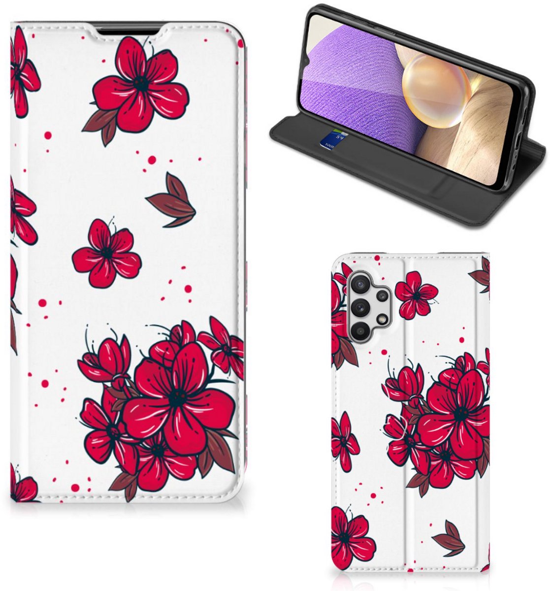 Samsung Galaxy A32 5G Smart Cover Blossom Red
