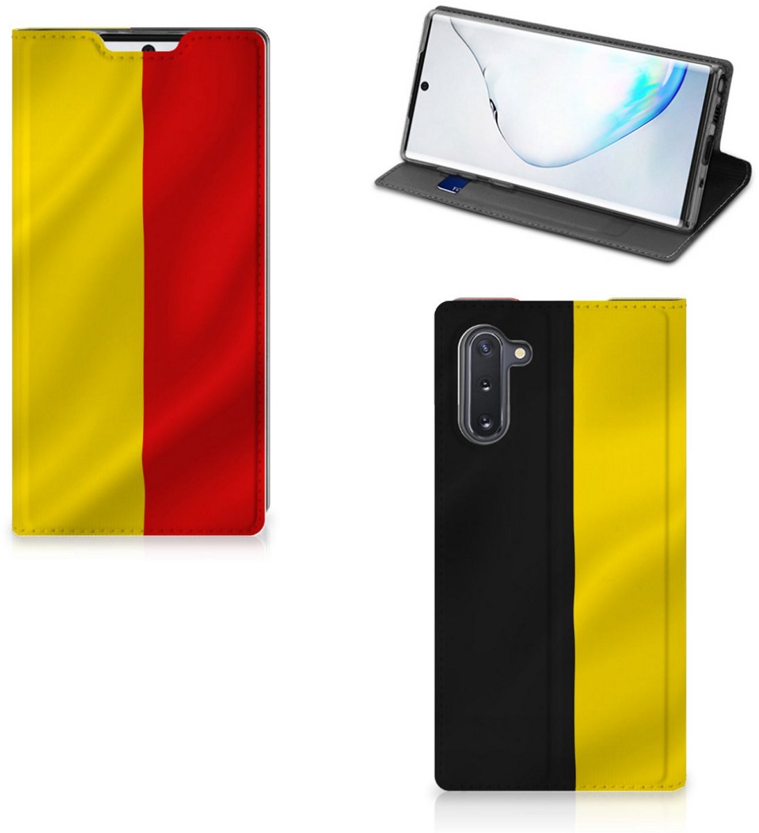 Samsung Galaxy Note 10 Standcase Belgische Vlag