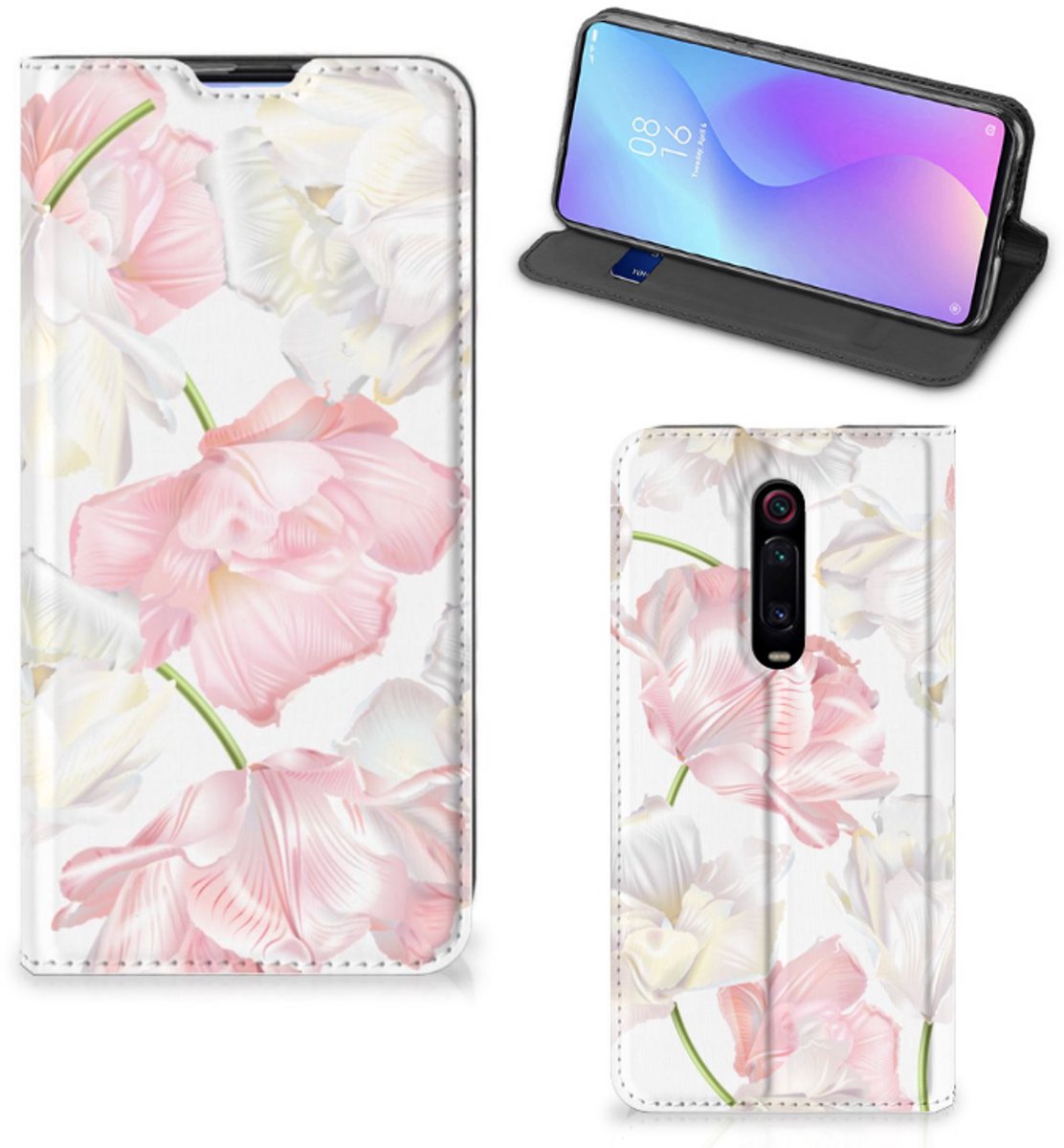Xiaomi Mi 9T Pro Smart Cover Lovely Flowers
