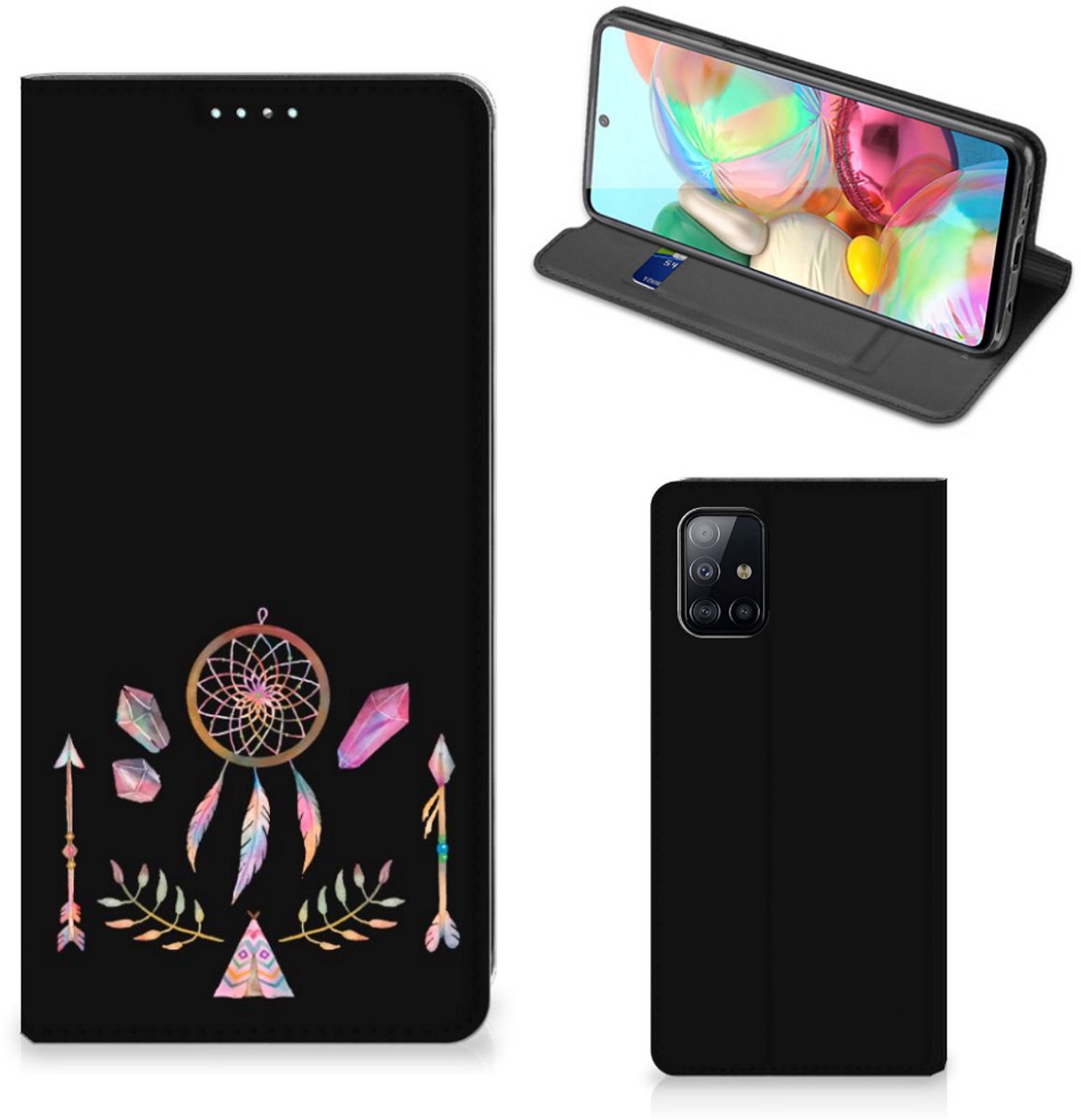 Samsung Galaxy A71 Magnet Case Boho Dreamcatcher