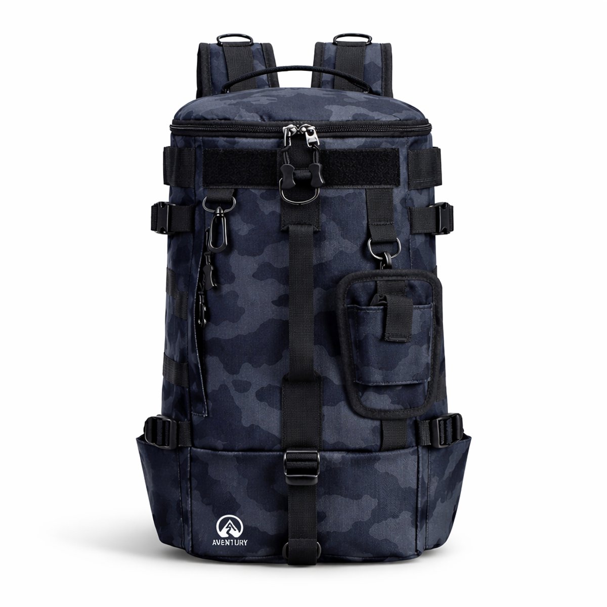 Vis rugzak 25L met Hengelhouder - Fishing Backpack - vistas - MOLLE Systeem - Camouflage