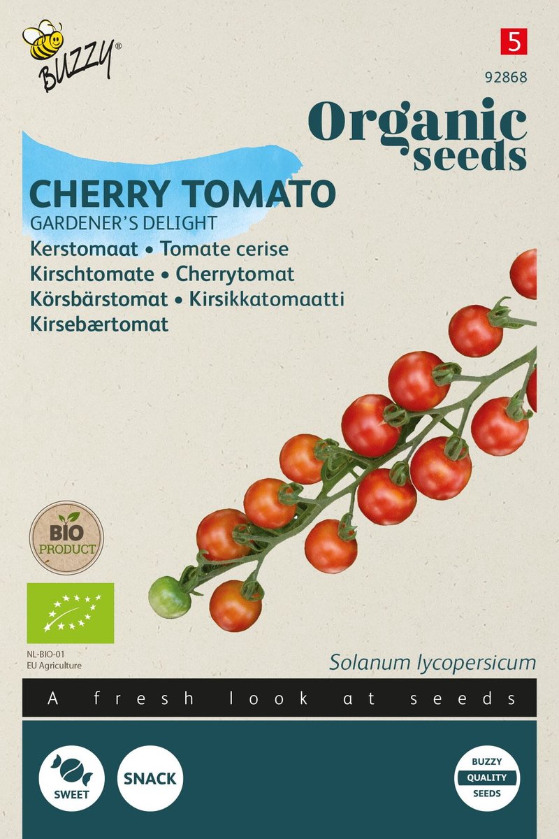 Zaden tomaat gardener delight 0.1 gram