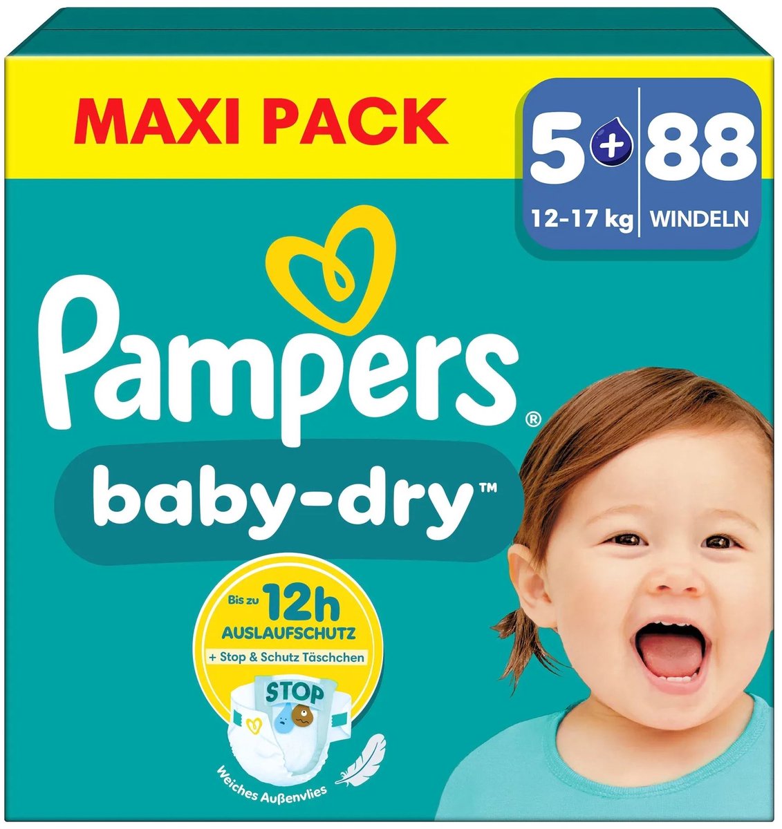 Pampers Baby Dry luiers maat 5+ | 88 stuks