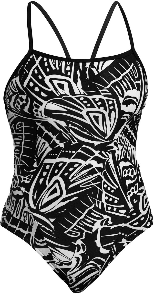 Night Flyer Single strap one piece - Dames | Funkita | Maat 12