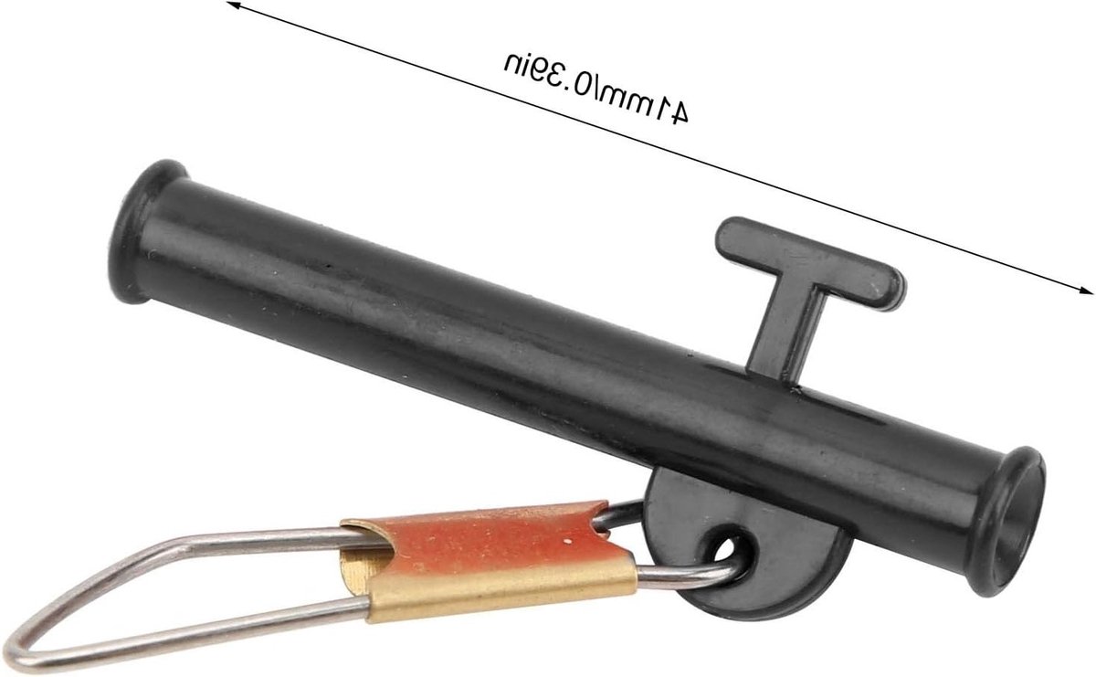 Lead pockets voor vislijn met drukknopen, metalen ABS slider clip en Zip Boom - Wicker gewicht verbinding, Slide Rig Booms, zoutwater accessoires voor vissers en uitrusting