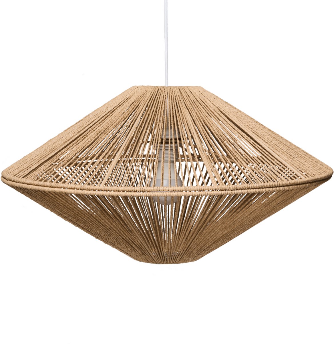 CAVES - Hanglamp - Naturel - Papiertouw