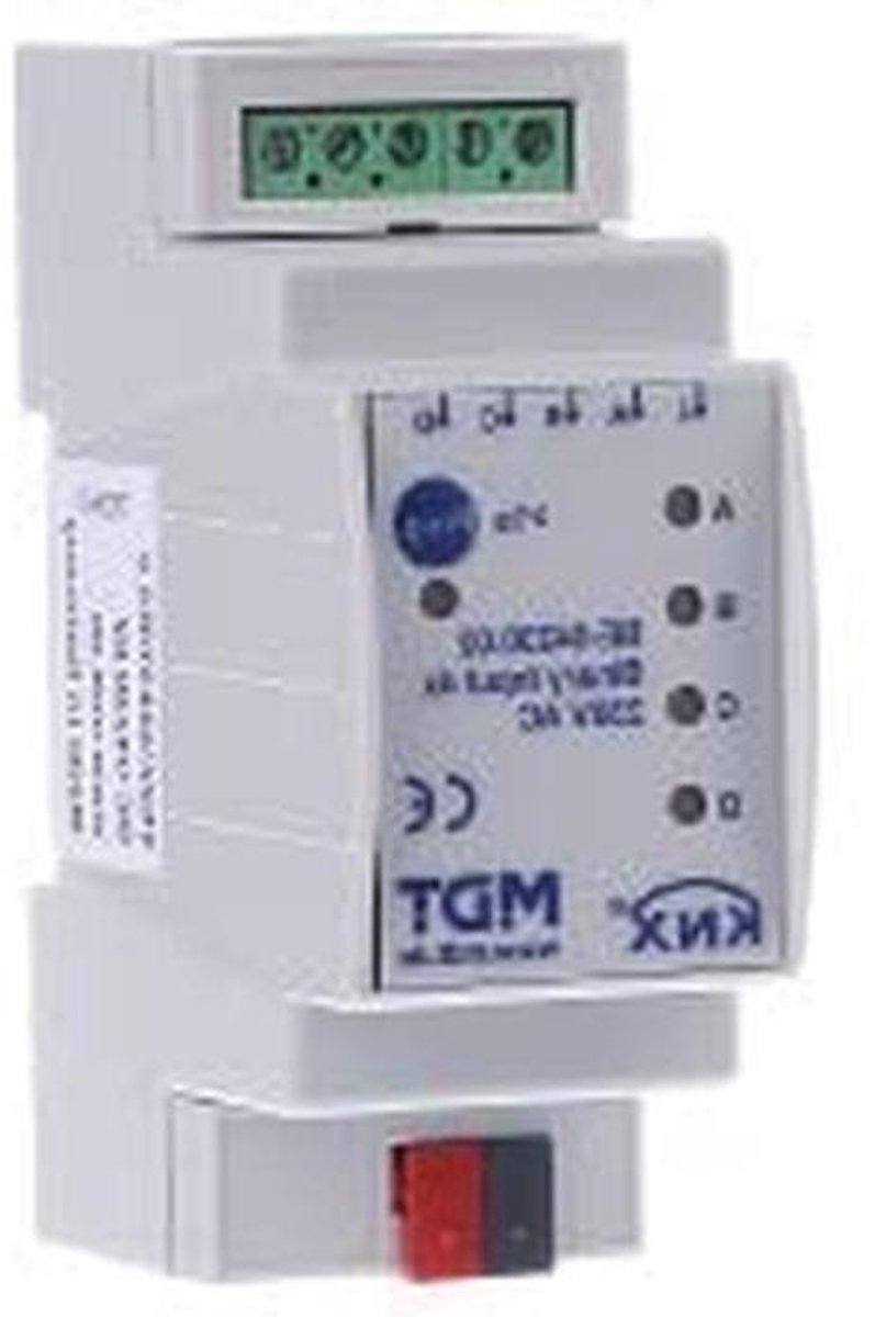 Binaire Ingang 4-voudig - Elektro Ingang - Domotica Installatie - 2TE REG Module - Nee - Nee