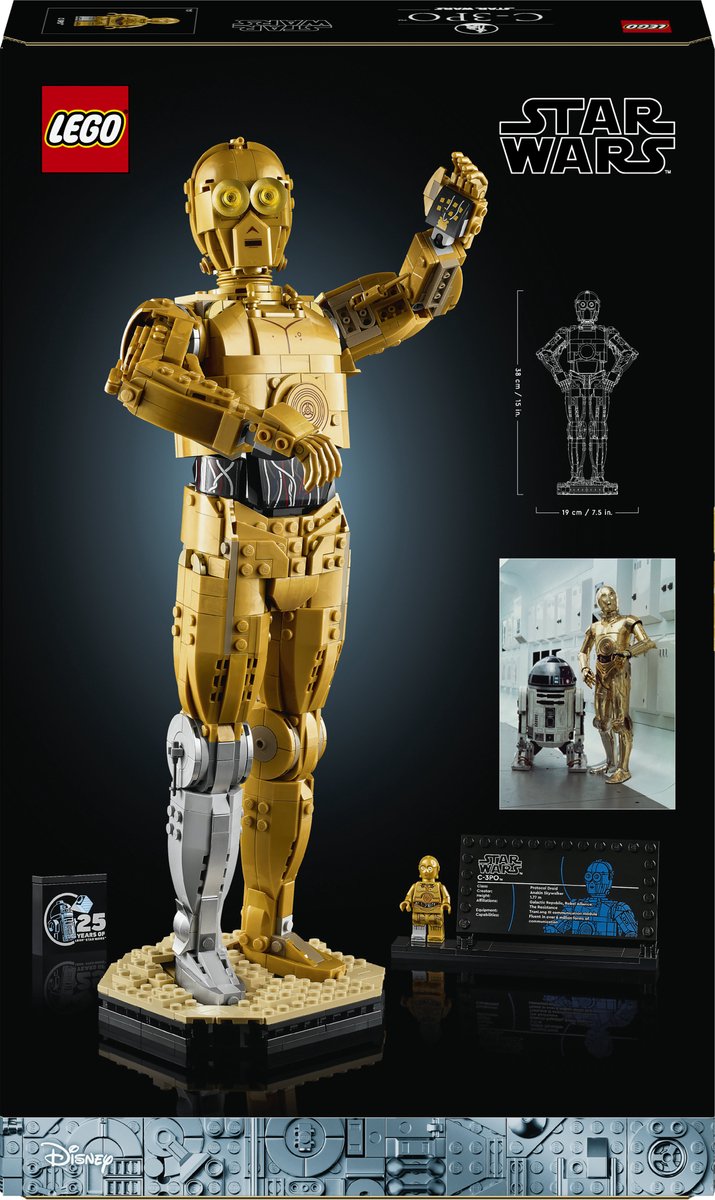 LEGO Star Wars - C-3PO Decoratie Bouwpakket met Droid Figuur - 75398 — afbeelding 16