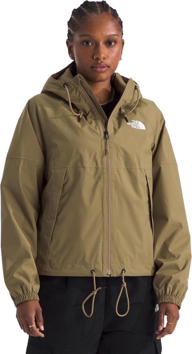 THE NORTH FACE Antora-regenjas met capuchon voor dames Cedar Bruin