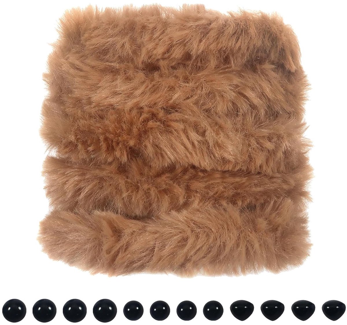 Extra Dikke Bruine Pijp Polijster 1m - 20mm Chenille Draad Pijp Reinigers voor DIY Hondenknutselen en Creatieve Projecten - 2 Stuks