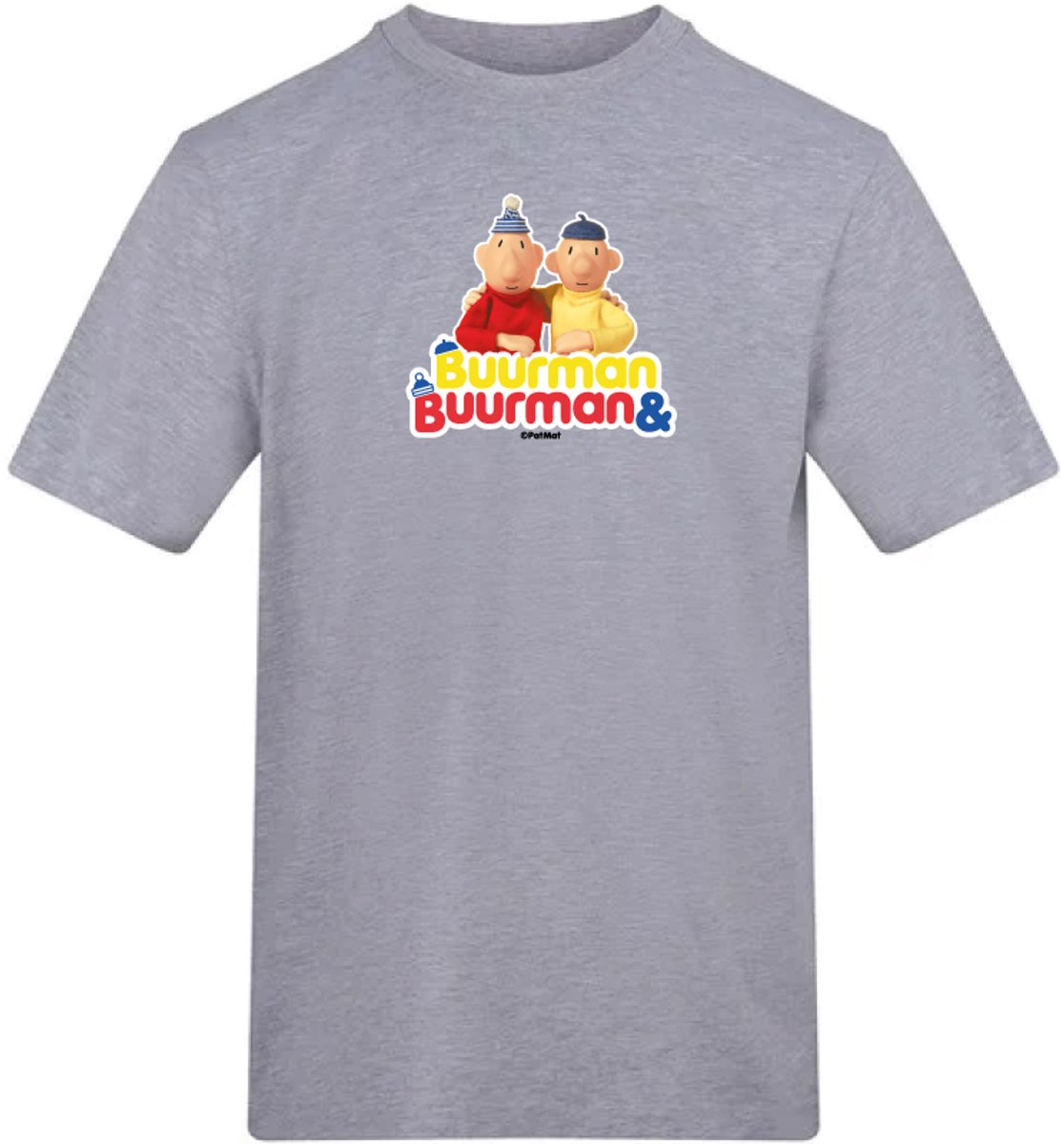 Hingly T-shirt Buurman & Buurman Logo Grijs Maat: 140