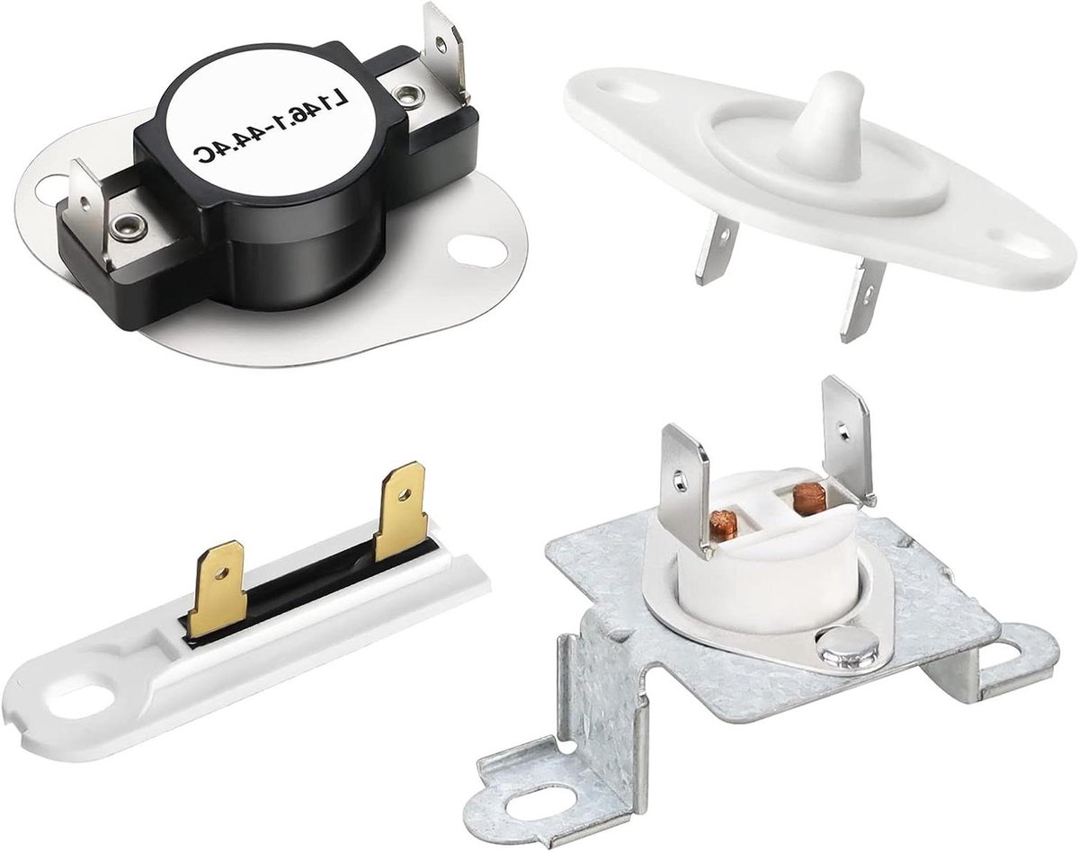 Droger Thermistor Set - Temperatuursensor Droger - Droger Reparatie - Universele Compatibiliteit - 13.9 x 9.8 x 2.9 cm