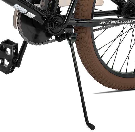 Joystar Brockway BMX-fiets - 20 inch - Handrem - Remmen - Achter V-brake - Pegs - Bruin - Geschikt voor buitenactiviteiten in de lente van JOYSTAR — afbeelding 3