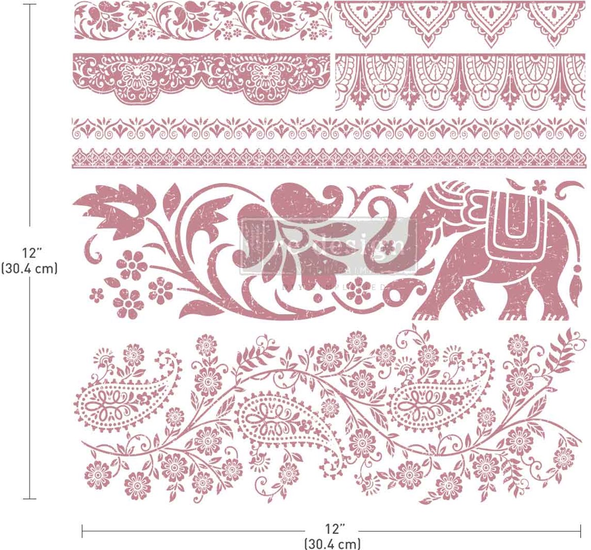 Decor Stamps Redesign - Bohemian Dreamer 30x30 cm