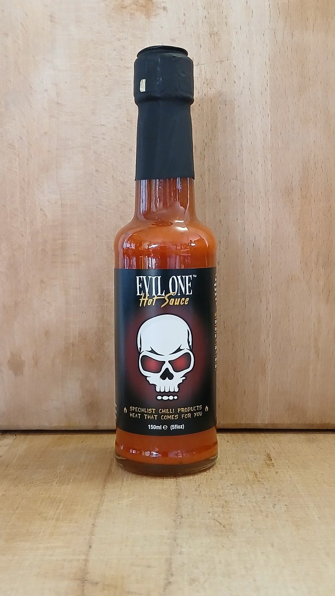 Evil One Hot Chilli Sauce (Heat Level 10) - ChilisausBelgium - Grim Reaper Foods
