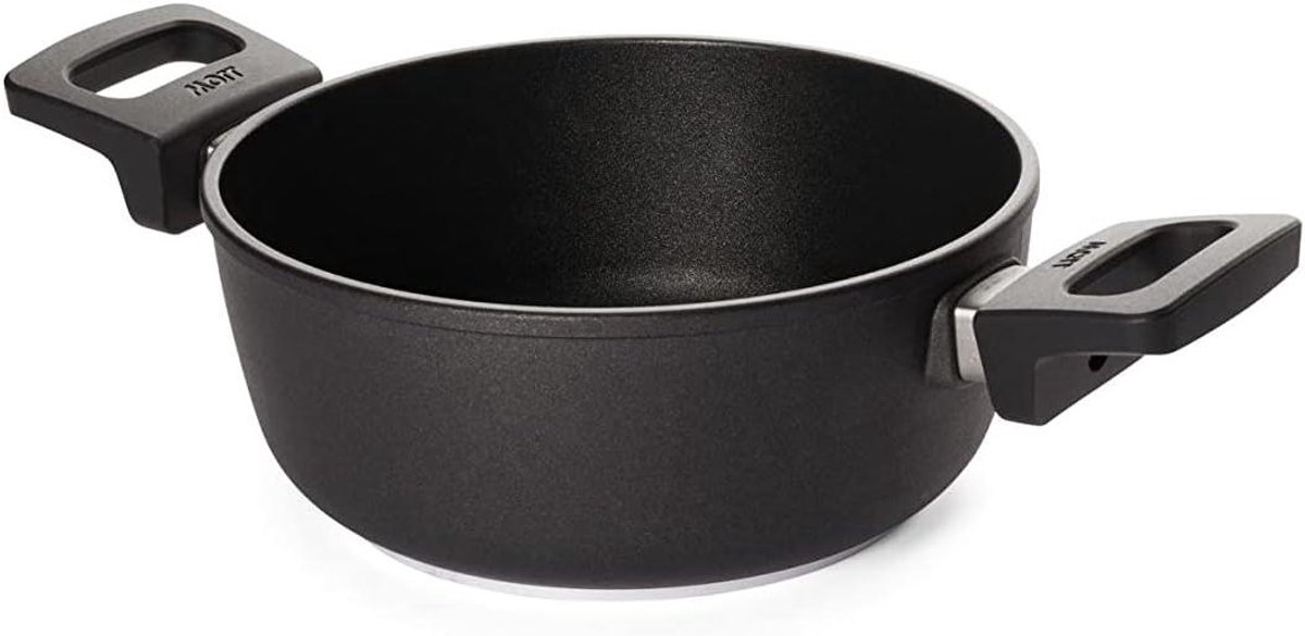 Gietijzeren Pan - Braadpan Koekenpan - Koken Braden - Titanium Harde Coating - 20 cm - Metallic Champagne