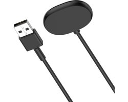 Strap-it Oplader geschikt voor Google Pixel Watch 5 (41mm & 45mm) & Pixel Watch 4 (41mm & 45mm) - USB-A Oplaadkabel - 1 Meter - Zwart