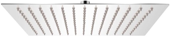 Milton Regendouchekop XL Ø28 cm – Hoofddouche – Waterbesparend - RVS Chroom – Hoge Druk – Anti Kalk – Universele Aansluiting – Plafond/Arm Douchekop