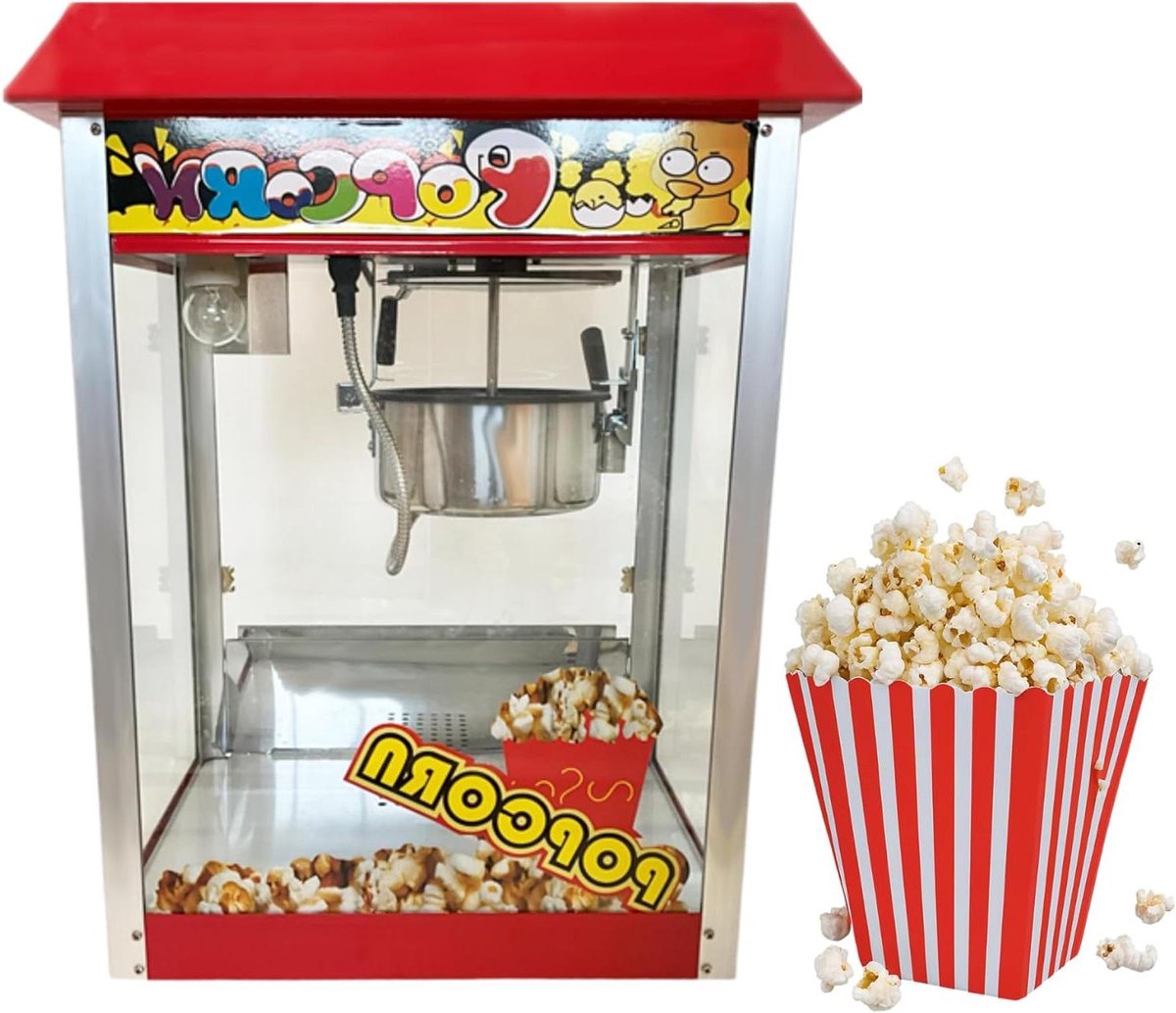 Premium Popcorn Machine - Popcornmakers - Popcornpan - Mais - feest warmte