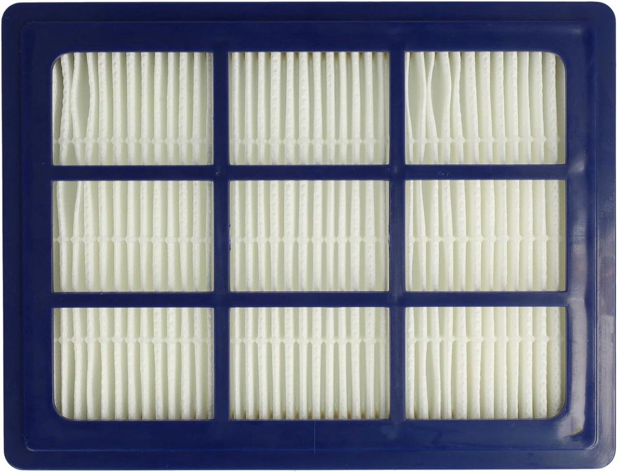 Stofzuigerfilter HEPA - Reservefilter Allergie - Schone Lucht - Filterklasse H12 - 155 x 119 cm - Wit/Blauw