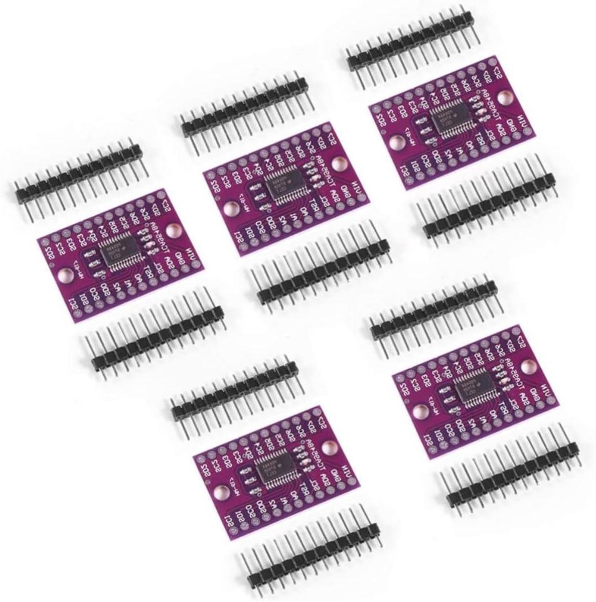 Multiplexer Breakout Board - I2C Uitbreidingsbord - Signaal Routering - 8 Kanaals Selecteerbaar - 5 Stuks - Groen