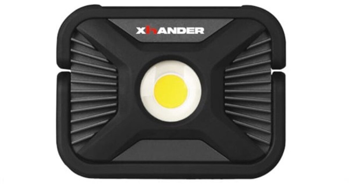 XHANDER LED Bouwlamp oplaadbaar - 2000 lumen