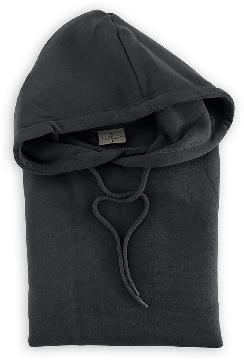 LINNICK Sweater - Hoodie Heren - Hoodie Dames - Trui met Capuchon - Charcoal - Maat 3xl - Truien Dames en Heren