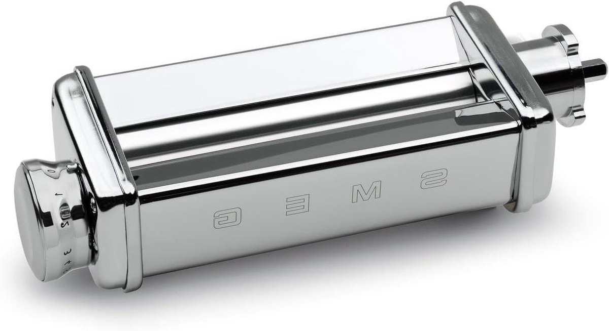 Pastaroller Accessoire - Deegrol - Zelf Pasta Maken - Voor Geanodiseerd Aluminium - 140 mm Breed - Zilver