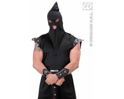 Beulen masker zwart bivak muts