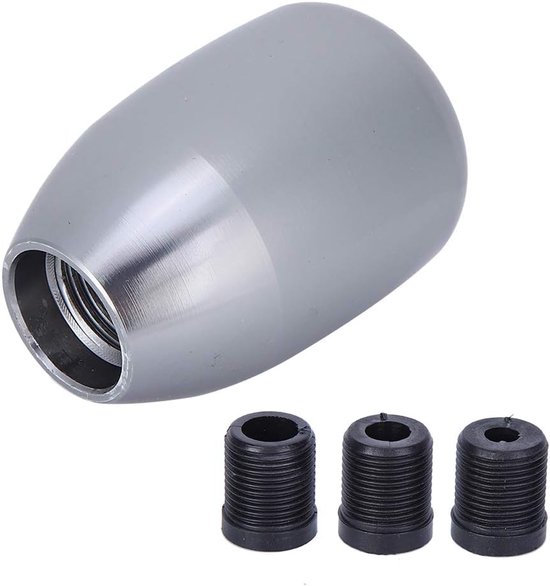 Versnellingspookknop - Handgeschakelde Pook - Auto Interieur Upgrade - Inclusief 3 Adapters - 8 10 12 mm - Titanium — afbeelding 5