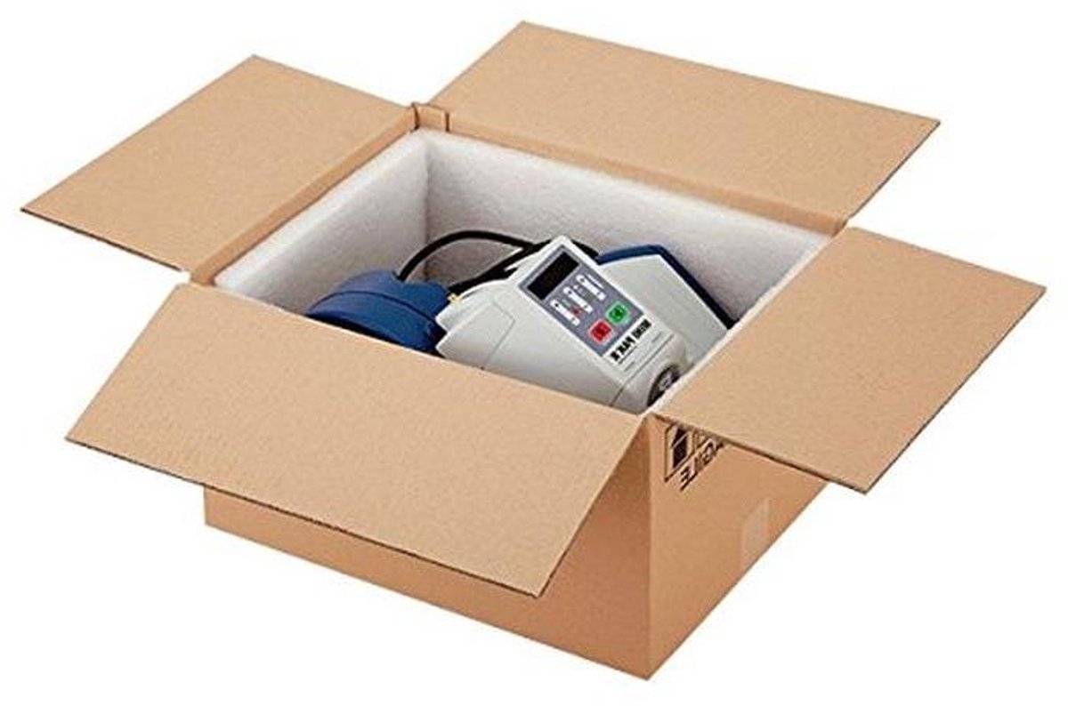 Verhuisdozen - Opbergdozen - Veilig Verpakken - Micro-triple wand - 35x35x25 cm - Havana