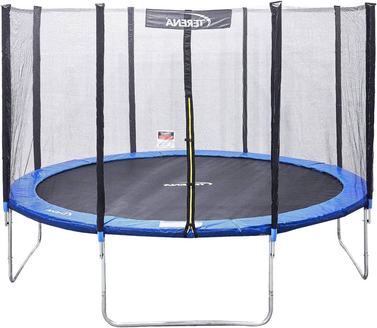 Trampoline met Net - Rond Tuinmodel - Buiten Spelen - Extra Dikke Vulling - 430 cm - Blauw