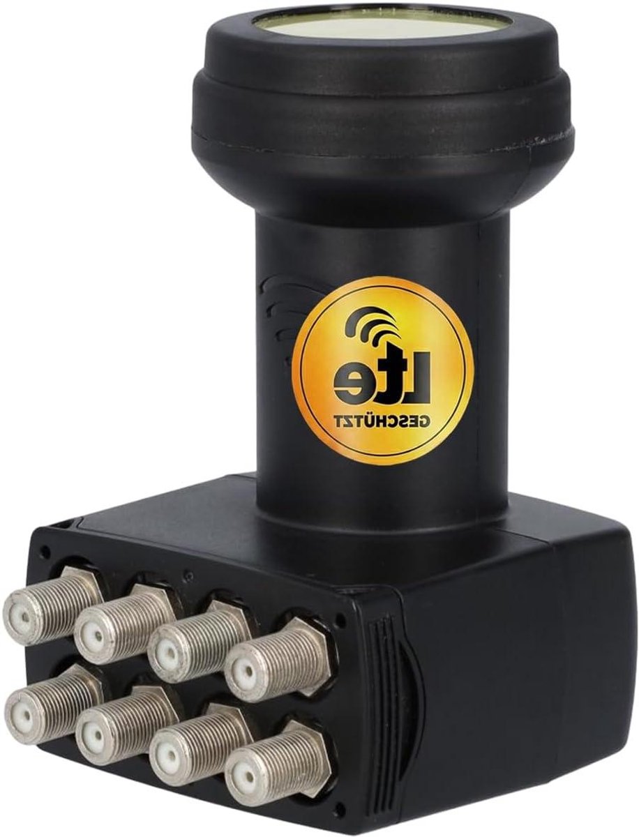 Octo LNB - Satelliet Ontvanger - Televisie Signaal - 8 Deelnemers Aansluiting - 4K UHD - Wit