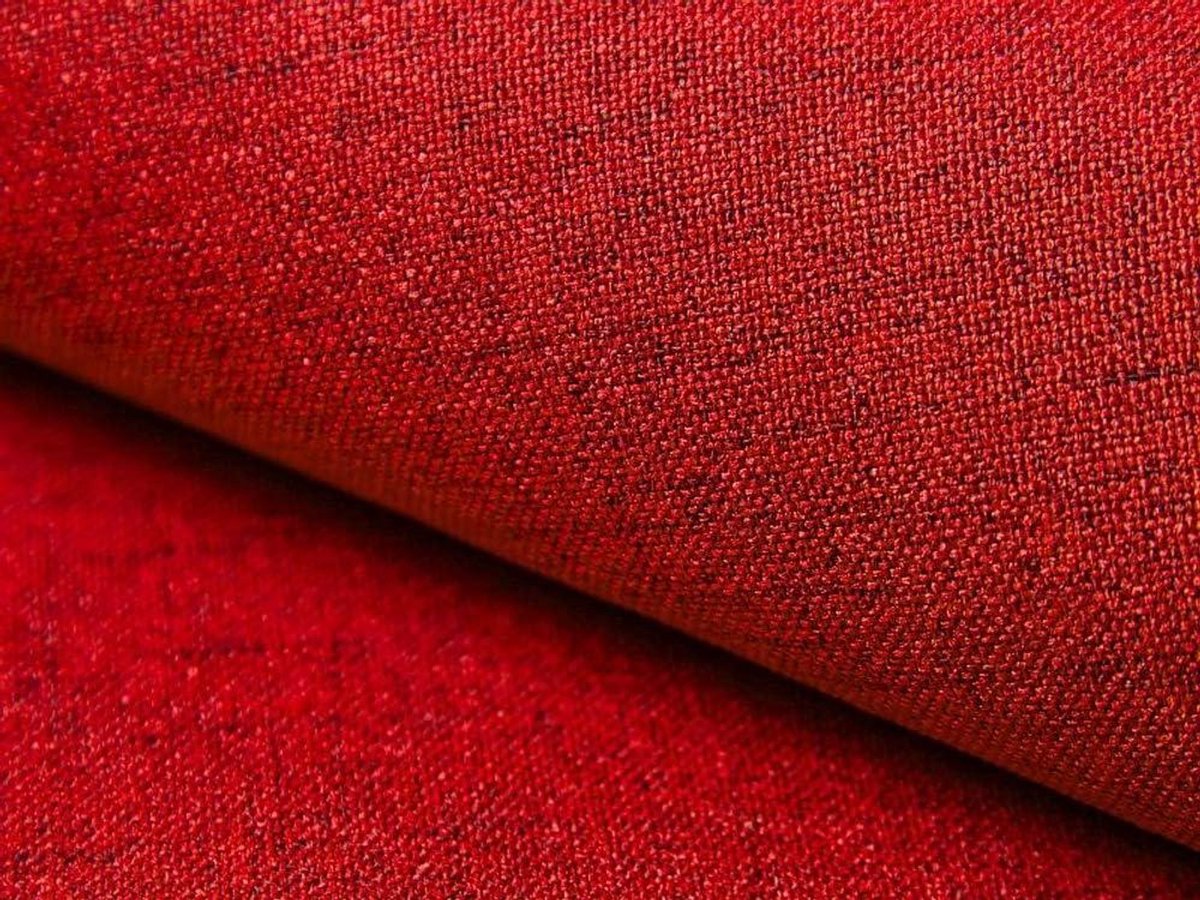 Meubelstof Per Meter - Meubelbekleding Stof - Meubels Stofferen - Slijtvast Materiaal - 140 cm Breed - Rood
