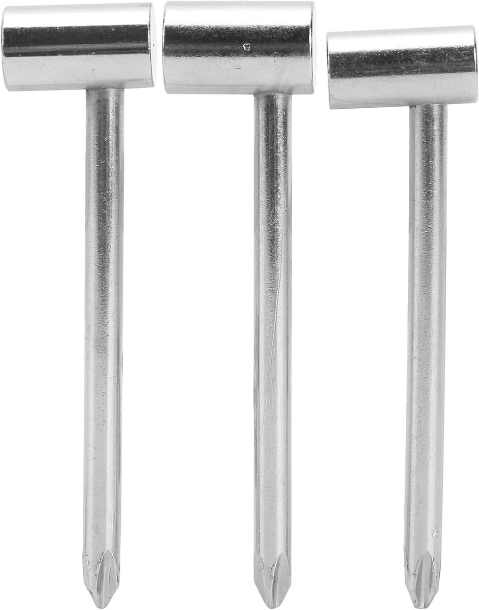 Guitar Hals Afstel Sleutel - Truss Rod Afstel Gereedschap met Pijpvorm - 3 Stuks voor Elektrische Gitaren en Gitaaronderdelen