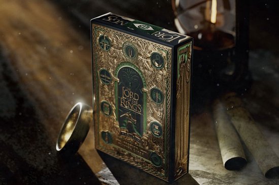 Lord of the Rings Luxe Speelkaarten | Limited Edition Premium playing cards | 100% Plastic & Waterdicht Kaarten | Spelkaarten Pokerkaarten | Playing Cards voor Poker of Drankspel Volwassenen