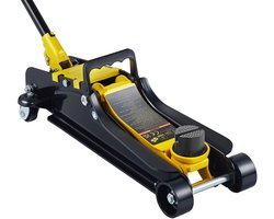 Jensaro Hydraulische Vloerkrik 2.5 Ton - Laag Profiel 85-380 mm - Staal - 360° Zadel - Garage Gebruik - Auto Krik - Krachtig