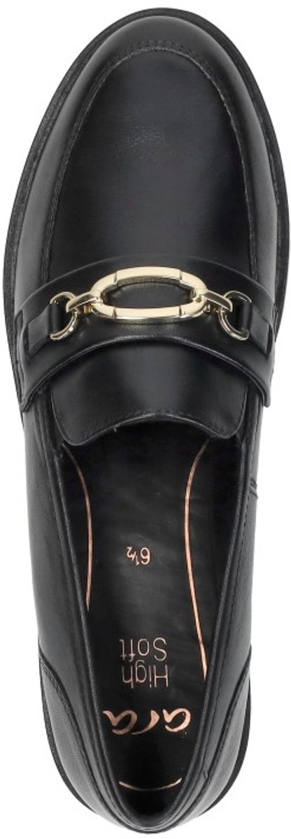 Ara Cambridge Mocassin - zwart - Maat 6