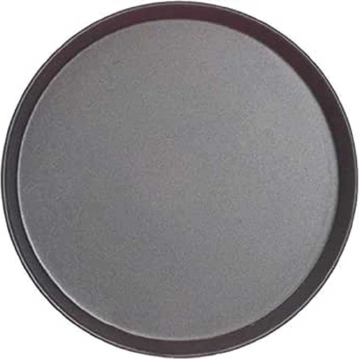 Pizza Bakvorm - Pizzaplaat Rond - Zelf Pizza Bakken - Dubbele Anti-aanbaklaag - 28 cm - Grijs
