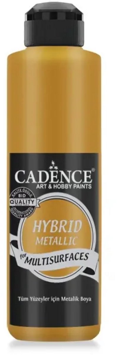 Cadence Hybrid Acrylverf Metallic Antiek Goud 500 ml