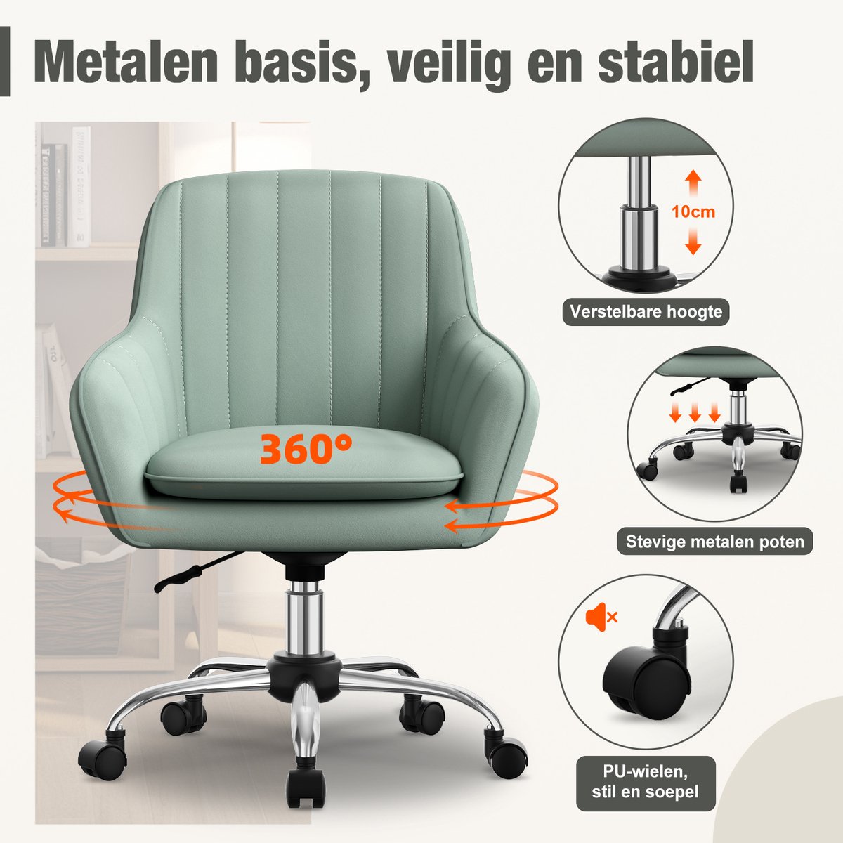 Hiaonyx Ergonomische Bureaustoel thumbnail 5