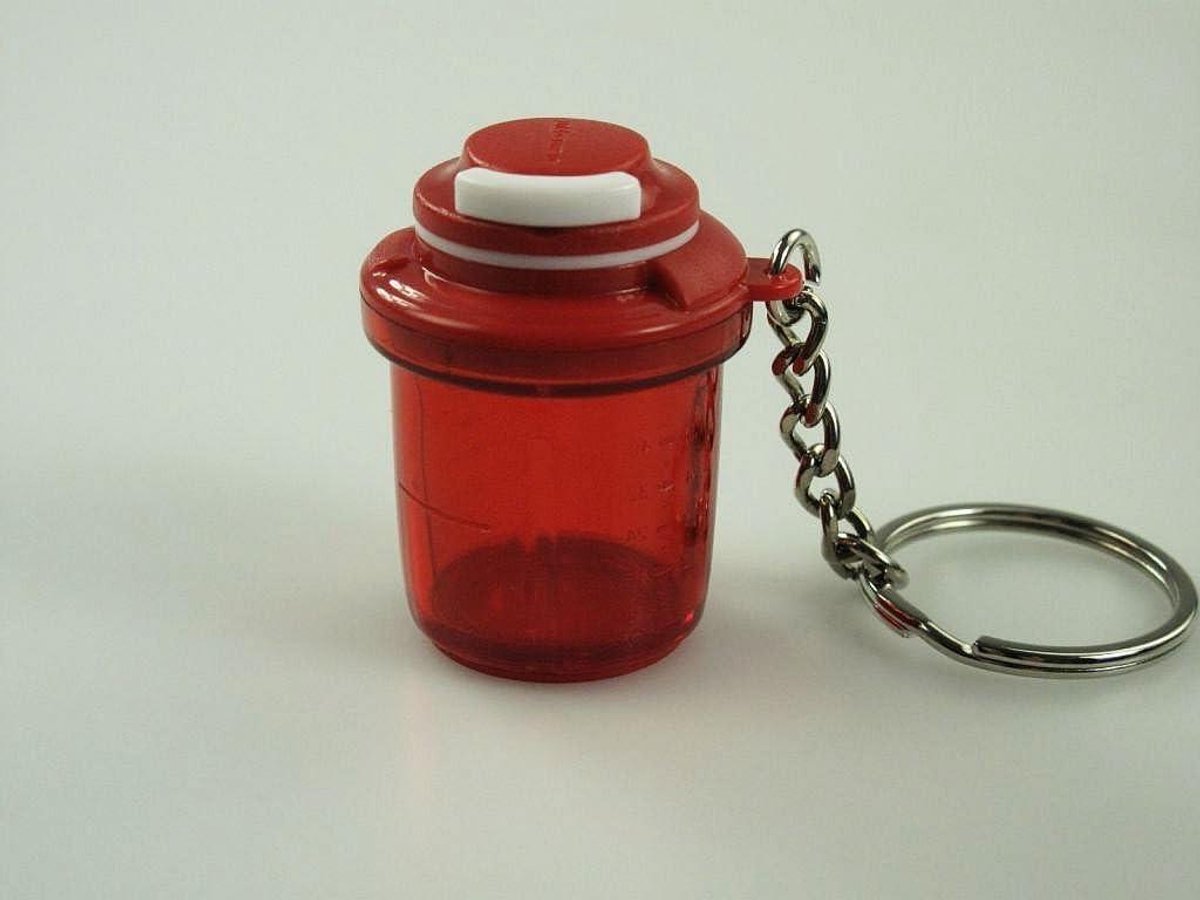 Mini sleutelhanger - Klein bakje - Keuken opbergen - Origineel ontwerp - 68 cm - Rood